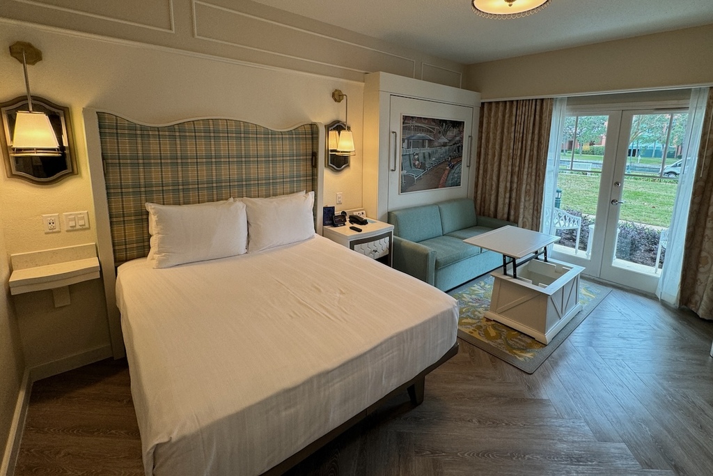 New Photos Of 2024 BoardWalk Villas Refurbished Rooms DVCinfo Community   Disneys Boardwalk Villas Studio Main Jpg.90342