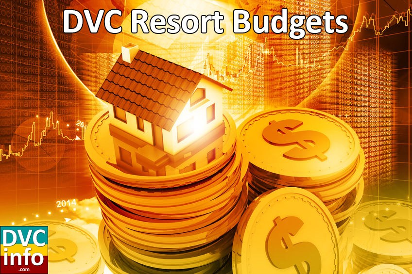 DVC Resort Annual Dues Budgets DVCinfo Community