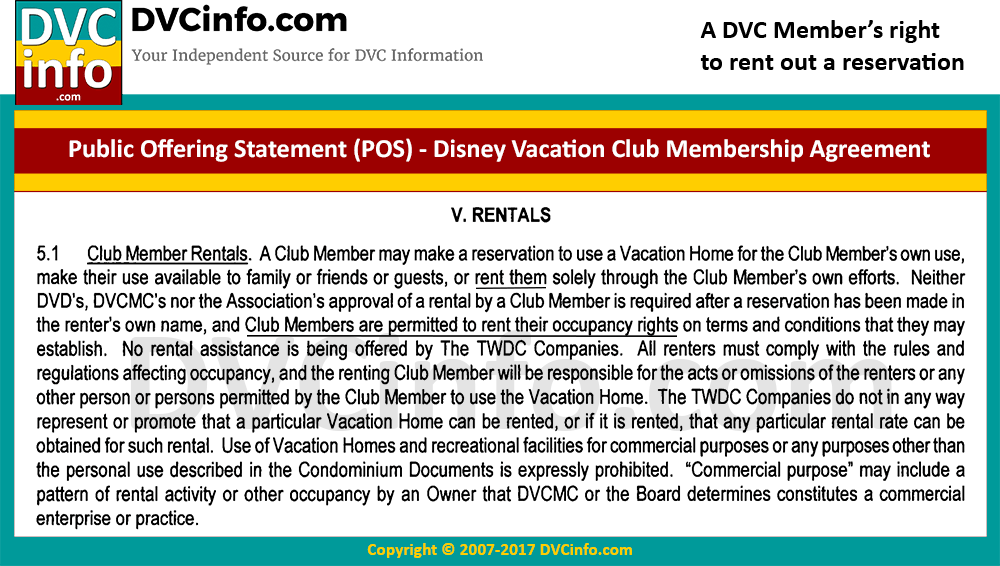 Dvc members renting out their points dvcinfo