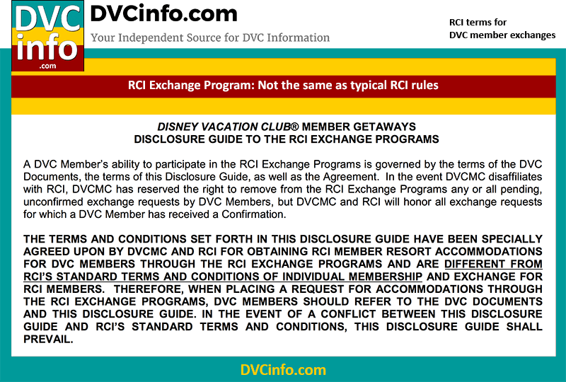 Rci Points Chart For Disney